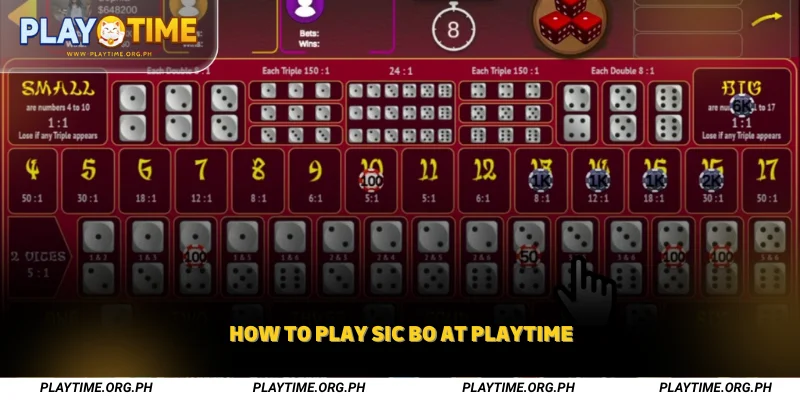 How to Play Sic Bo at Playtime